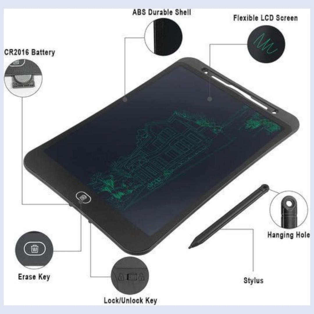 8.5 Inch LCD TAB Multi color Writing Tablet, Electronic Drawing Board Doodle Handwriting Digital Tablet for Kids Learning and Writing Enhancement