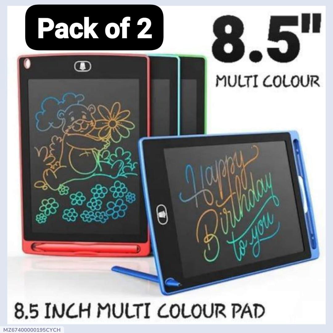 8.5 Inch LCD TAB Multi color Writing Tablet, Electronic Drawing Board Doodle Handwriting Digital Tablet for Kids Learning and Writing Enhancement